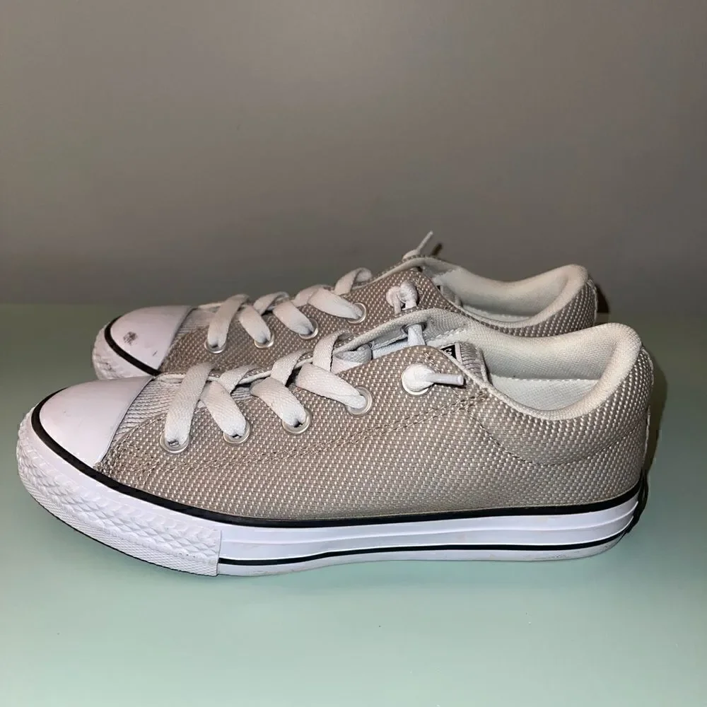 Converse Chuck Taylor All Stars Street Ox, Khaki Kids Size 3